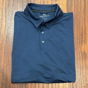 Rorie Whelan Golf Polo Men’s XL Navy Solid Lightweight Performance Stretch
